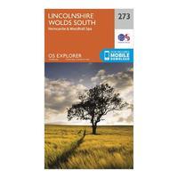 Explorer 273 Lincolnshire Wolds South Map With Digital Version