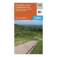 Explorer 190 Malvern Hills & Bredon Hill Map With Digital Version