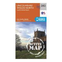 Explorer Active 282 Lincolnshire Wolds North Map With Digital Version