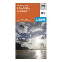 Explorer 106 Newquay & Padstow Map With Digital Version