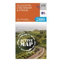 Explorer Active 179 Gloucester, Cheltenham & Stroud Map With Digital Version