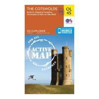 Explorer OL 45 Active D The Cotswolds Map