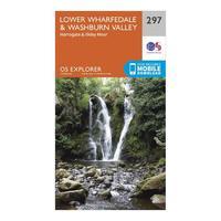 Explorer 297 Lower Wharfedale & Washburn Valley Map With Digital Version