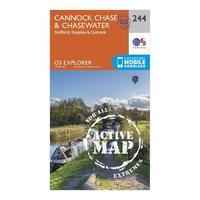 Explorer Active 244 Cannock Chase & Chasewater Map With Digital Version