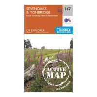 Explorer Active 147 Sevenoaks & Tonbridge Map With Digital Version