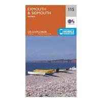 Explorer 115 Exmouth & Sidmouth Map With Digital Version