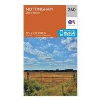 explorer 260 nottingham map with digital version