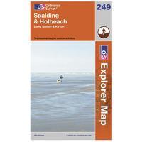 Explorer 249 Spalding & Holbeach Map