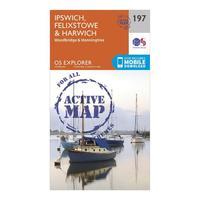 explorer active 197 ipswich felixstowe harwich map with digital versio ...