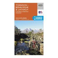 Explorer 433 Torridon  Beinn Eighe & Liatach Map With Digital Version