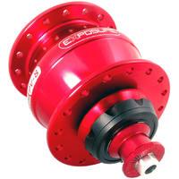 exposure revo dynamo disc brake hub red