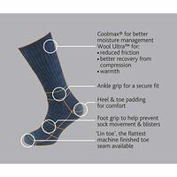 Extremities Light Hiker Sock Navy Marl XLarge (12+)