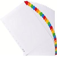 exacompta a4 31 part printed mylar dividers