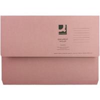 extra value pink document wallet 50 pack