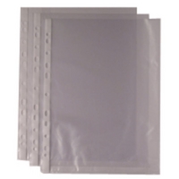 Extra Value A4 Clear Punched Pockets - 100 Pack