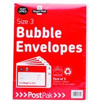 Extra Value POSTPAK BUBBLE ENV SIZE 3 PK40