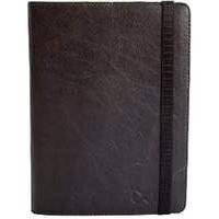 Exspect Leather E-Reader Folio Case Compatible with Kindle/Kindle Touch/Kobo Touch - Black