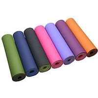 Extra Thick Slip Resistant Eco-Friendly Tpe Yoga Pilates Mat (6mm Intranet Reinforcement)
