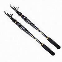 Excellent 2.1m Telescopic Rod Carbon Fishing Rod Spinning Rod