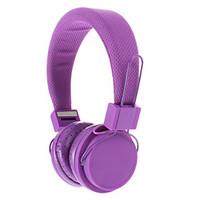 EX09I 3.5mm Stereo High Quality On-ear Headphone for PC/MP3/MP4/Telephone(Purple)