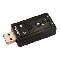 External USB AUDIO SOUND CARD ADAPTER VIRTUAL 7.1 ch USB 2.0 Mic Speaker Audio Headset Microphone 3.5mm Jack Converter