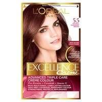 excellence creme 55 mahogany brown hair dye brunette