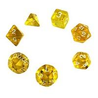 Exquisite Polyhedral Acrylic Dice (7 PCS)