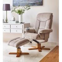 Exmouth Massage Swivel Recliner & Footstool