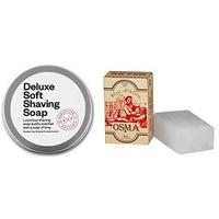 Executive Shaving 100g Deluxe Soft Shaving Soap Lime Scent and 75g Osma Alum Block