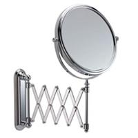 Extending Wall Chrome Mirror 5x Mag