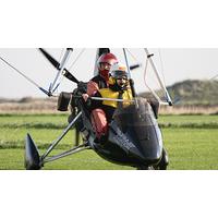 Extended Flexi Wing Microlight Flying in East Riding