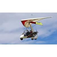 extended microlight flying in nottinghamshire