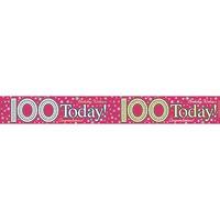 Expression Factory Holo Foil Banner - Age 100 Unisex