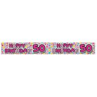 Expression Factory Holo Foil Banner - Age 50 Female