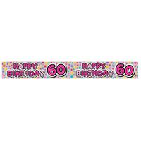 Expression Factory Holo Foil Banner - Age 60 Female