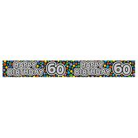 Expression Factory Holo Foil Banner - Age 60 Male