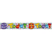 expression factory holo foil banner age 8 unisex