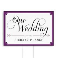 Expressions Wedding Directional Sign