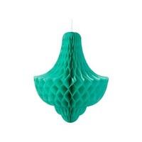 Extra Large Mint Green Hanging Paper Honeycomb