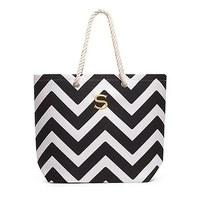 Extra Large Cabana Tote - Black