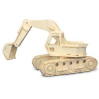 Excavator Woodcraft Construction Kit