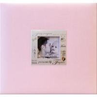 Expressions Postbound Album 8X8-Baby - Pink 262467