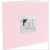 expressions postbound album 12x12 baby pink 262459