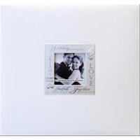 Expressions Postbound Album 8X8-Wedding - White 262470