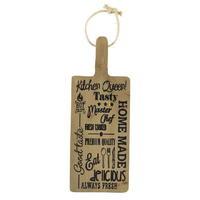 Excellent Houseware Script Pine Wooded Board