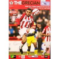 exeter city v carlisle utd league 1 26th jan 2010