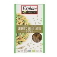 explore cuisine organic green lentil penne 250g green