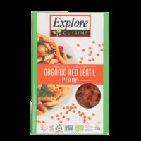 Explore Cuisine Organic Red Lentil Penne 250g