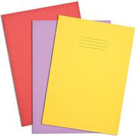 Exercise Books A4 8mm Ruled with Margin 48 Pages 100pk (Purple)