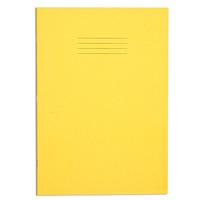 Exercise Books A4 Top Plain / Bottom 15mm Ruled 32 Pages 100pk (Yellow)